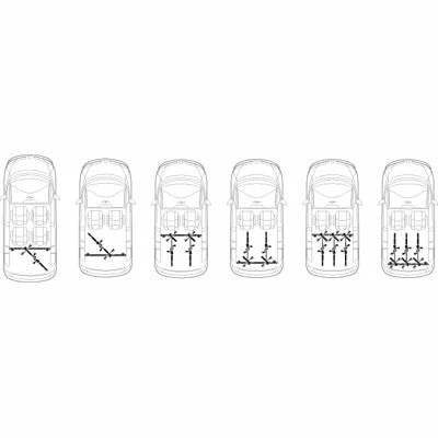 PERUZZO Barre De Fixation Pour Vélo Dans Le Coffre - GENOVA – Image 2