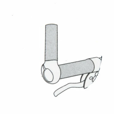 Brandless Cornes De Guidon De Vélo Noir Aluminium 110 Mm – Image 4