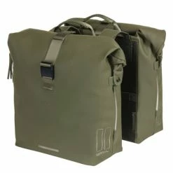Double Sacoche Basil 41 L SoHo Nordlicht Avec éclairage Intégré