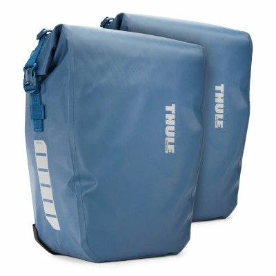 Double Sacoche Bleue Sur Porte-bagages 25L Shield Pannier Thule