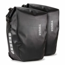 Double Sacoche Noire Sur Porte-bagages 25L Shield Pannier Thule