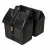Double Sacoches Vélo Noires Urban Dry Basil 50 L