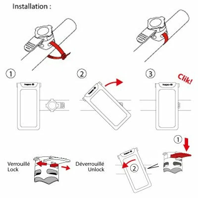 HAPO-G Etui étanche Pour Smartphone Sur Guidon De Vélo Hapo G – Image 6