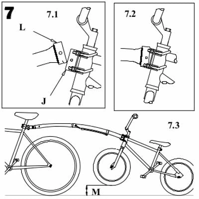 Trail-Gator Fixation Trail Gator Sur Vélo Enfant Kit Complet – Image 3