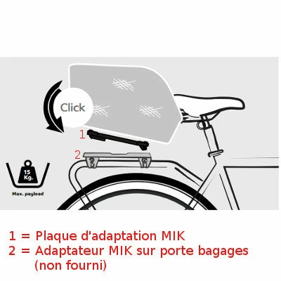 Plaque D'adaptation MIK Pour Accessoires Vélo Basil – Image 6