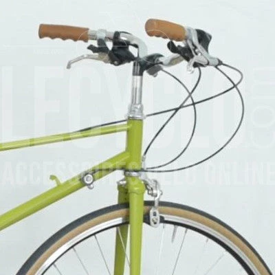 Brandless Poignées De Vélo Vintage Caramel Avec Creux 110 Mm – Image 2