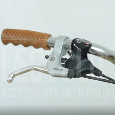 Brandless Poignées De Vélo Vintage Caramel Avec Creux 110 Mm – Image 3