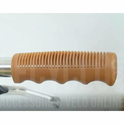Brandless Poignées De Vélo Vintage Caramel Avec Creux 110 Mm – Image 4