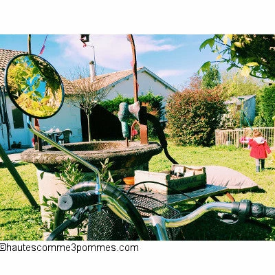 Messingschlager Rétroviseur Pour Vélo Avec Bras Long Et Grand Miroir 105 Mm – Image 6