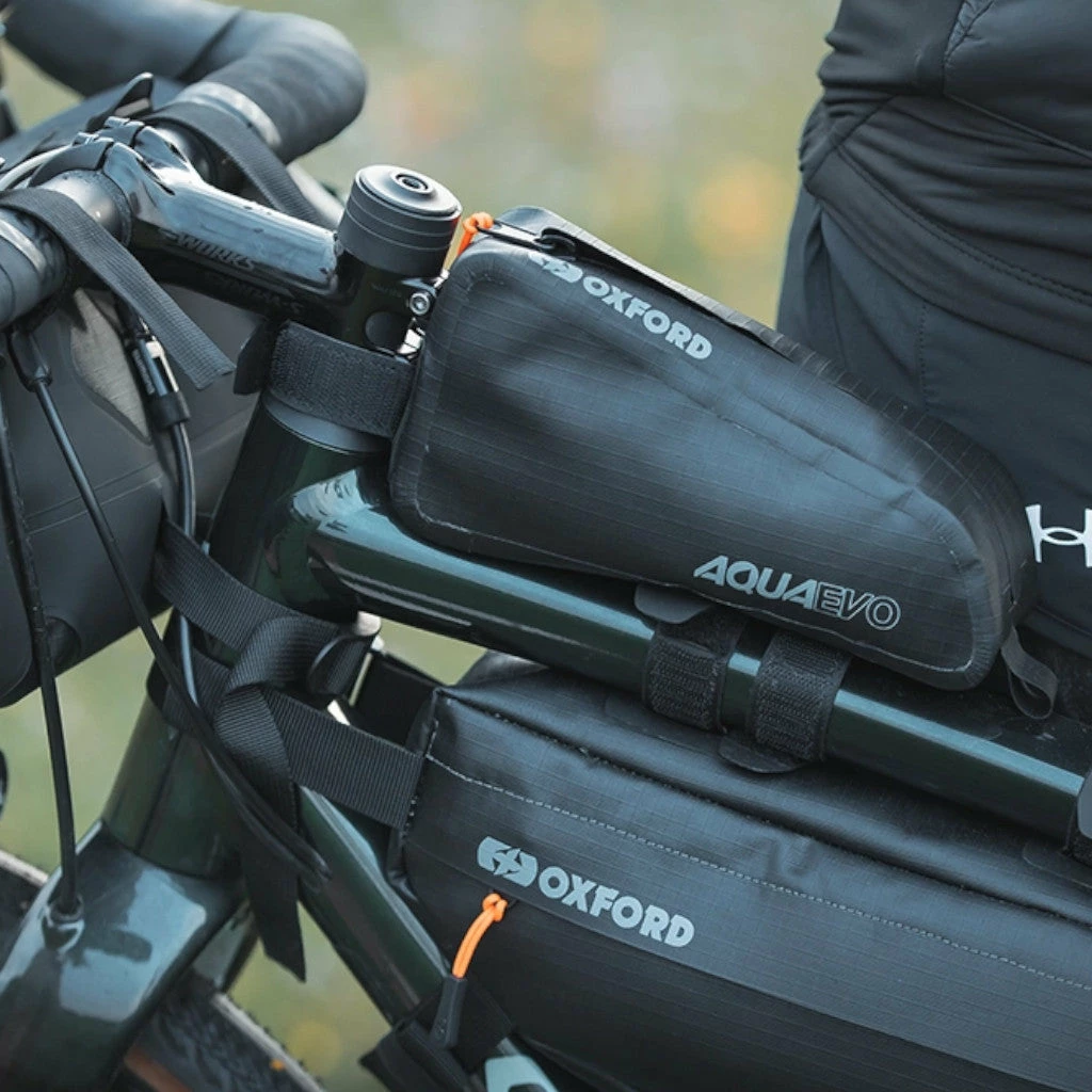 Sacoche Tube Horizontal Pour Le Bikepacking 1.5 L Aqua Evo Adventure Oxford – Image 5