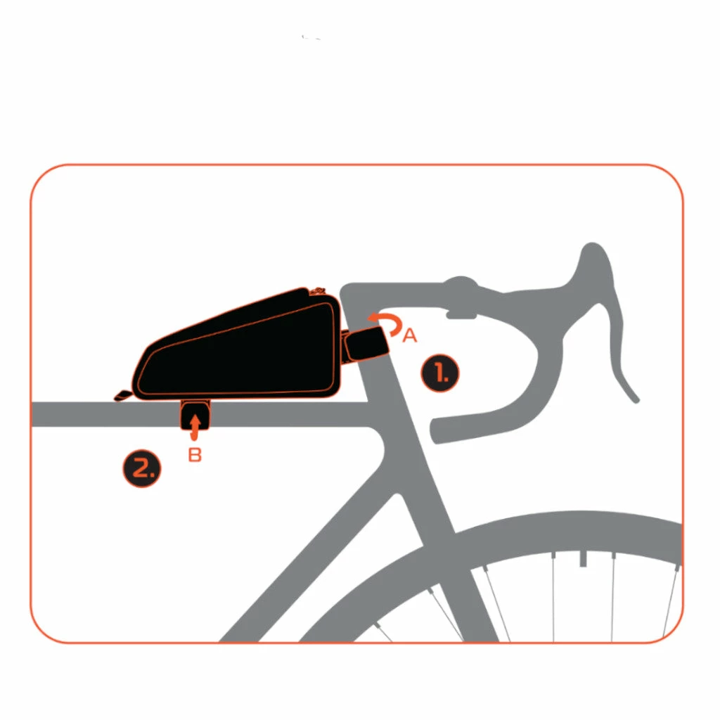 Sacoche Tube Horizontal Pour Le Bikepacking 1.5 L Aqua Evo Adventure Oxford – Image 6