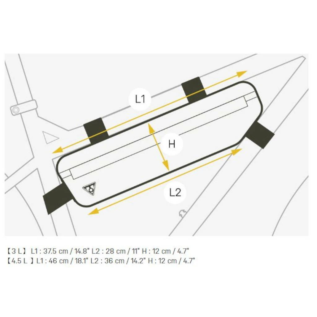 Sacoche De Cadre Pour Vélo MidLoader 4.5 Litres - Topeak – Image 3