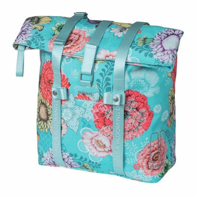 Sacoche Vélo Arrière Shopper Basil Bloom Field Bleu Ciel 20L
