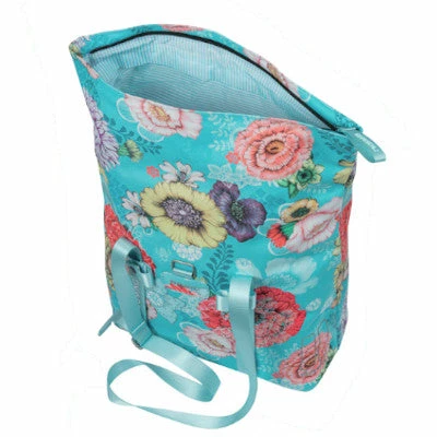 Sacoche Vélo Arrière Shopper Basil Bloom Field Bleu Ciel 20L – Image 3