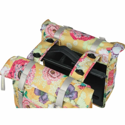 Sacoche Vélo Double Porte-bagage Amovible MIK Jaune Bloom Basil – Image 3