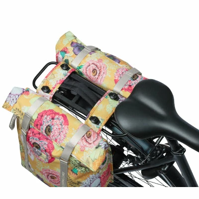 Sacoche Vélo Double Porte-bagage Amovible MIK Jaune Bloom Basil – Image 5